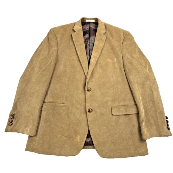 Laurence Kazar Other - Lauren Ralph Lauren Corduroy Blazer Jacket Men's Size XL Brownish Tan Classic